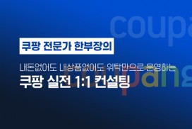 쿠팡 컨설팅 월 3천만원 매출전략 맞춤형 1:1 컨설팅